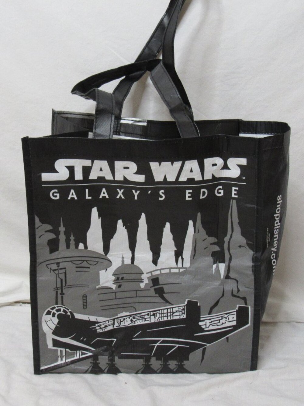 Star Wars Disney Galaxy's Edge Reusable Shopping Bag 2019 Millennium Falcon